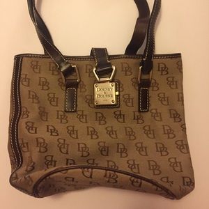 Dooney & Bourke Signature Fabric Bucket Bag